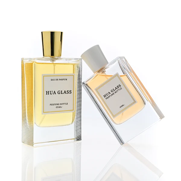 HUA0274 Perfume Bottle – Rectangular Glass with Tapered Plastic Cap, 30ml, 50ml, 100ml (11)