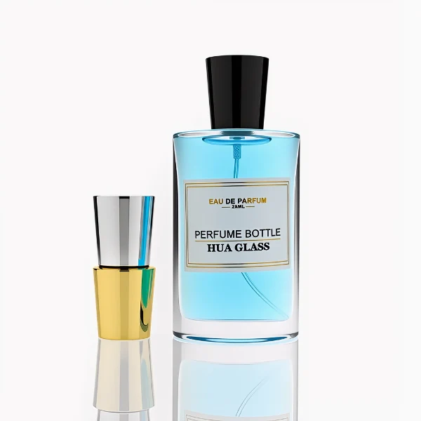 HUA0295 Perfume Bottle – Handbag Shaped Glass with Glossy Tapered Plastic Cap, 50ml (8)